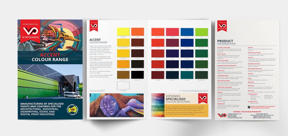 Accent Colour Range Colour Card