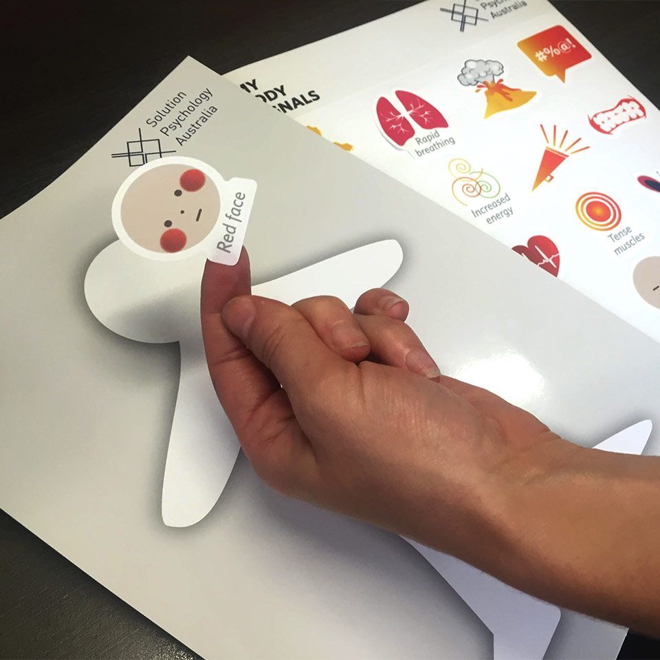 Re-usable fabric stickers